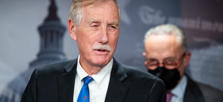 Sen. Angus King is part of a group of lawmakers pressing the SEC to tighten cybersecurity requirements for publicly traded companies.