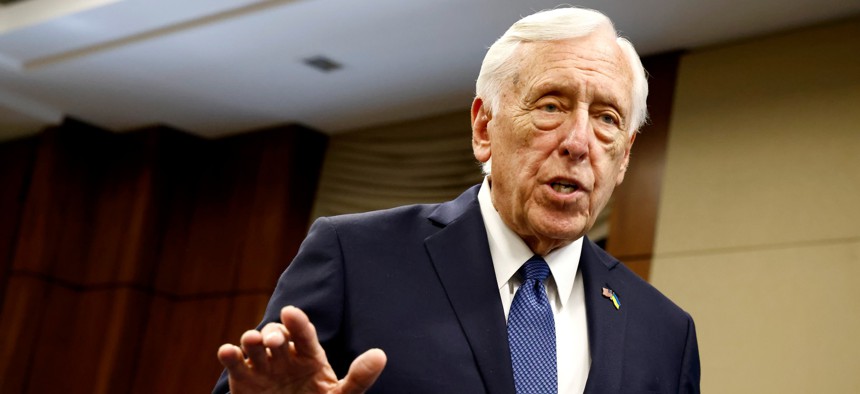 House Majority Leader Steny Hoyer, shown here at an April 2022 event on Capitol Hill, helped lead the initial push for the TMF during the Obama administration
