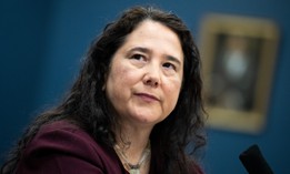 Small Business Administration Administrator Isabel Guzman testifies during the House Small Business Committee hearing on the agency's FY2023 budget, April 27, 2022.