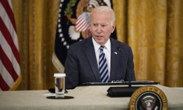 President Joe Biden speaks at an August 2021 White House meeting on cybersecurity